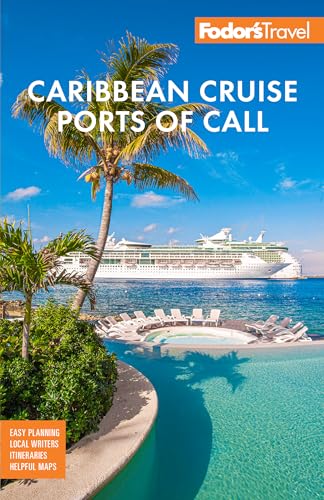 Fodor's Caribbean cruise guide with a large cruise ship and pool.