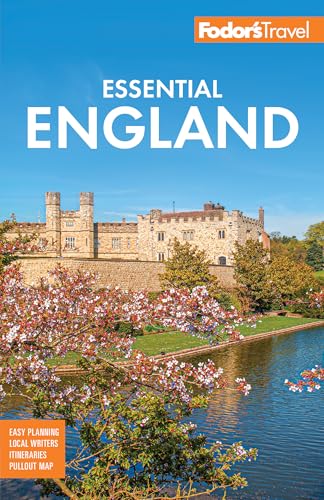 Fodor's Essential England travel guide cover with a castle and pond.