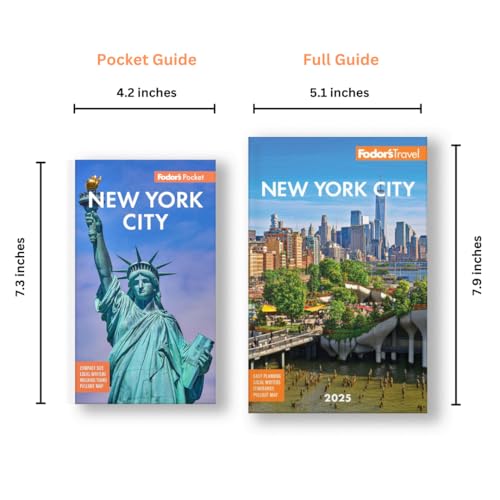 Fodor's Pocket New York City travel guide with Statue of Liberty cover.