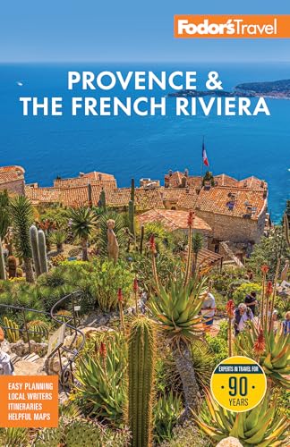 Fodor's travel guide to Provence & the French Riviera with coastal view.