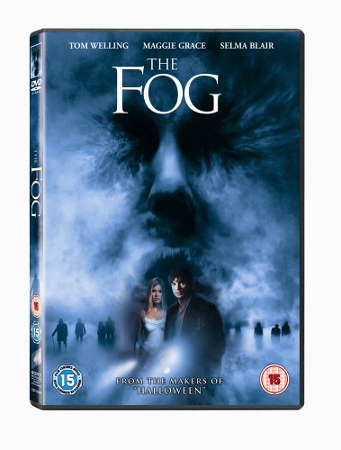 DVD cover for "The Fog" featuring a ghostly face and figures in mist.