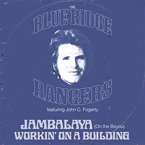 Record cover featuring John Fogerty with "Jambalaya" title text.