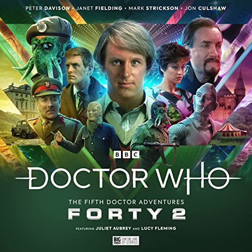 Doctor Who cover featuring the Fifth Doctor and several alien characters.