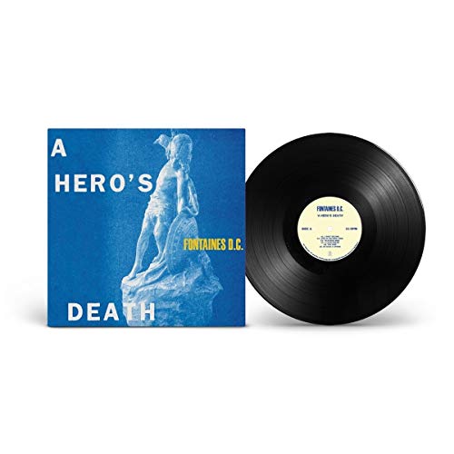 Vinyl record and album cover for Fontaines D.C.'s "A Hero's Death".