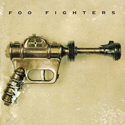 Foo Fighters album cover featuring a vintage, metallic ray gun.