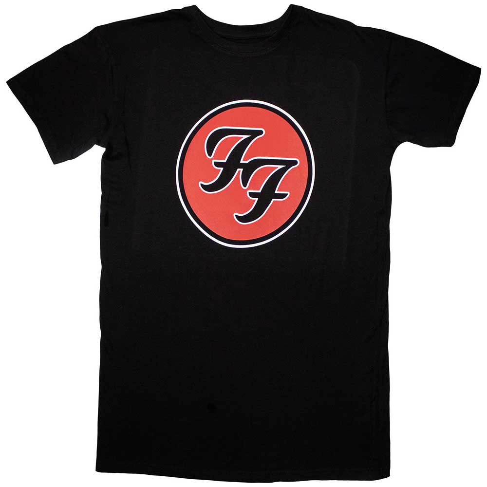 Black t-shirt dress with white Foo Fighters logo, size XXX-Large.
