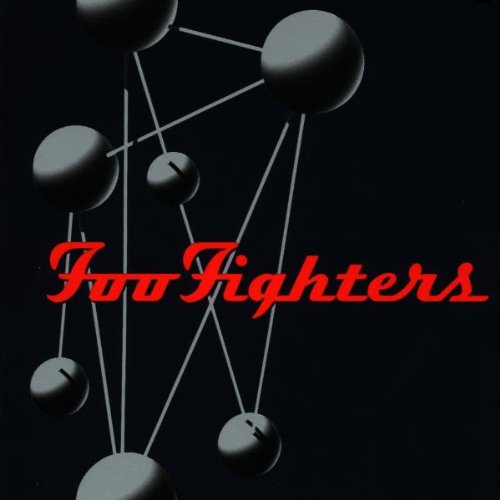 Album cover for Foo Fighters’ “The Colour and the Shape” with spheres and lines.