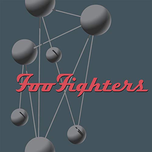 Album cover for Foo Fighters’ “The Colour and the Shape” with grey spheres.