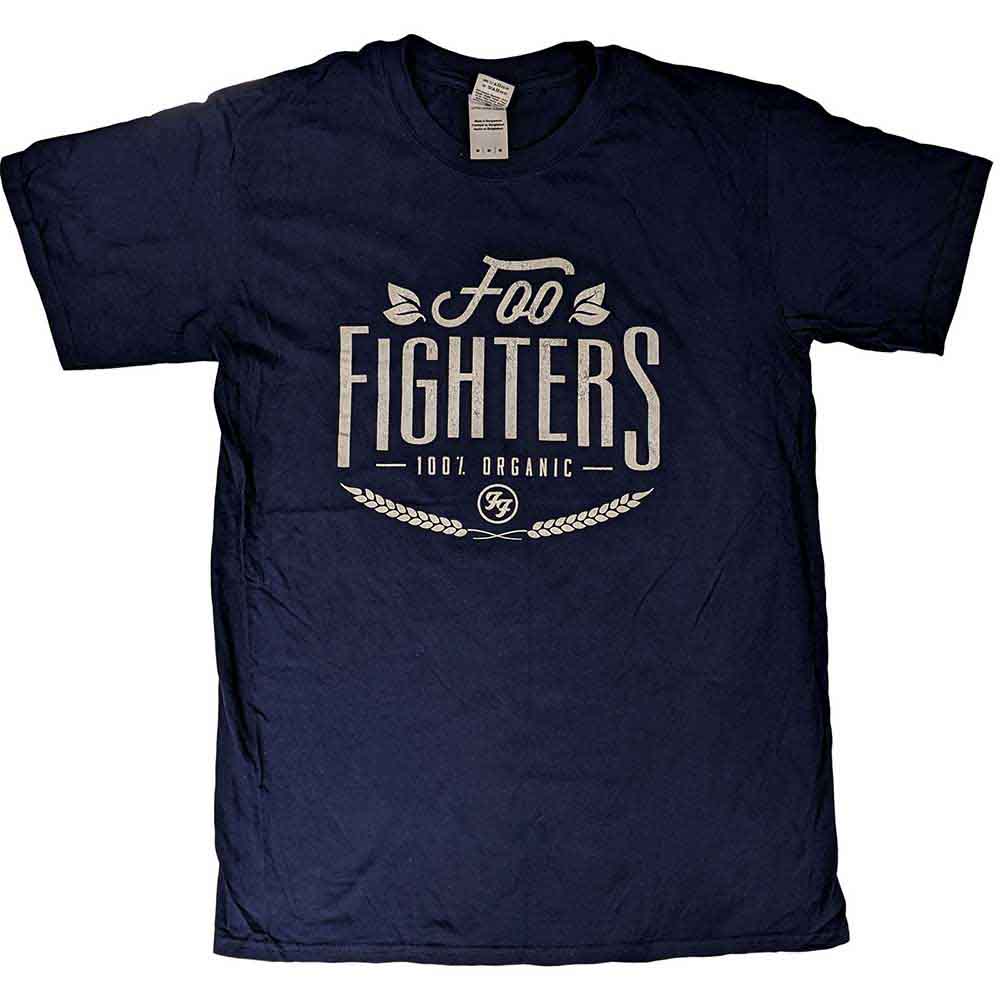 Black Foo Fighters tour t-shirt, size XXXL, made of organic cotton.