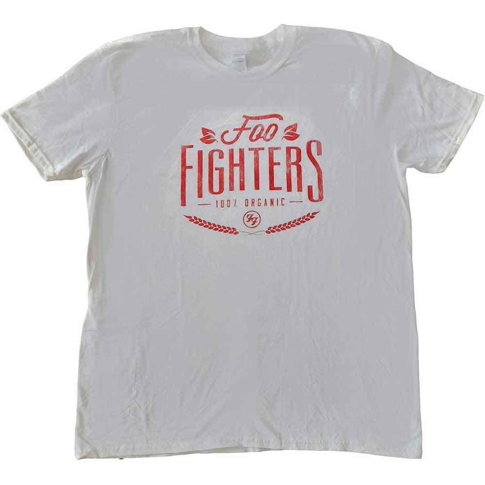 Black unisex Foo Fighters t-shirt with the band logo centered on the chest.