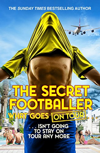 Book cover: torso of a footballer with face obscured, airplane, and pool.