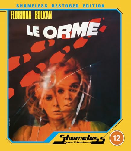Blu-ray cover for "Footprints On The Moon" featuring a woman's double exposure.
