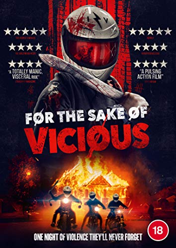 DVD cover for “For The Sake Of Vicious” featuring masked figures and fire.