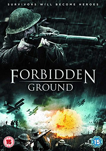 DVD cover for “Forbidden Ground” depicting World War I soldiers in battle.