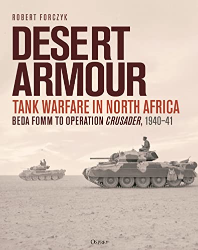 Book cover featuring two camouflaged tanks in a desert landscape with bold title text.