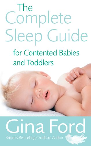 Book cover with sleeping baby and title: “The Complete Sleep Guide.”