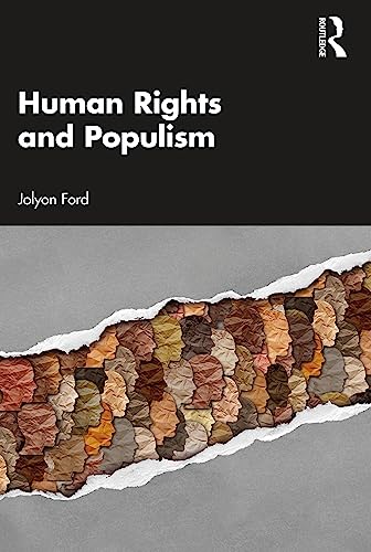 Book cover: "Human Rights and Populism" with torn paper collage.