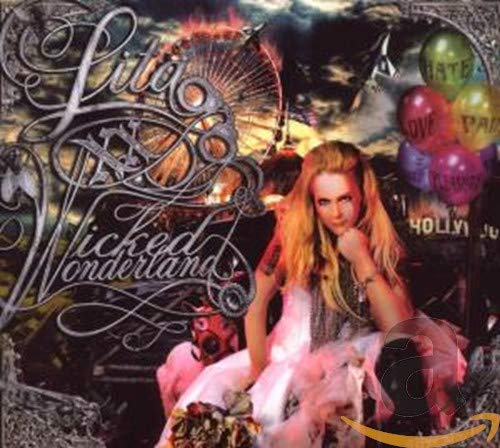 CD cover for Ford Lita’s “Wicked Wonderland” featuring a woman and carnival scene.
