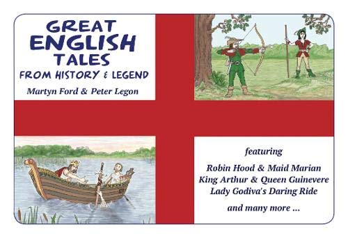 Book cover featuring Robin Hood, King Arthur, and a Viking boat scene.