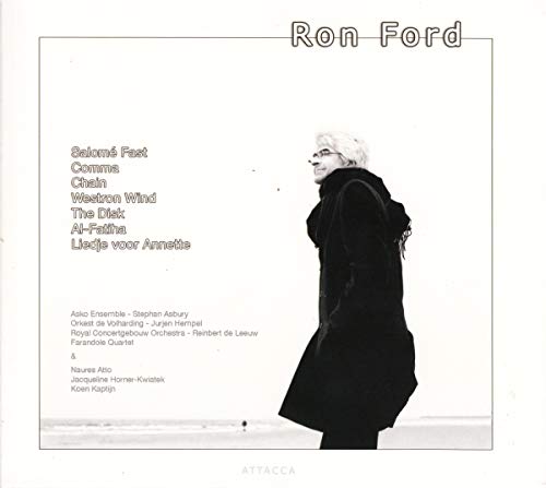 CD cover featuring Ron Ford, track titles, and a man in a dark coat.
