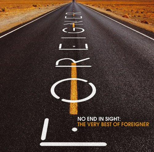 CD cover: highway receding to horizon with band name vertically displayed.