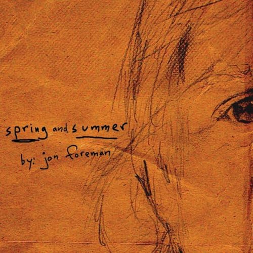CD cover with a sketch of aC aSB a face on orange textured paper.