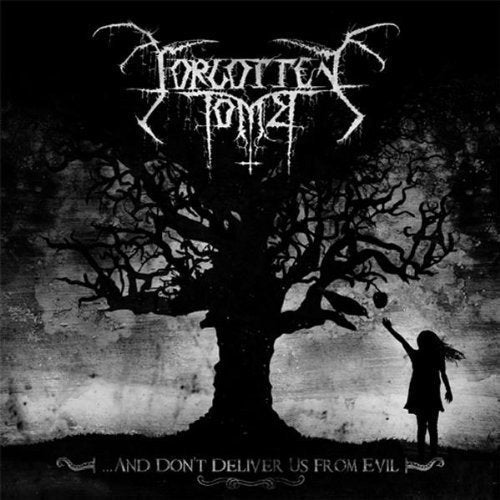 CD cover: dark tree, reaching figure, band name "Forgotten Tomb" above.