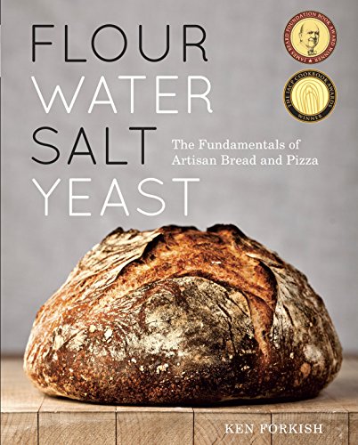 Book cover for Flour Water Salt Yeast featuring a rustic loaf of crusty bread.