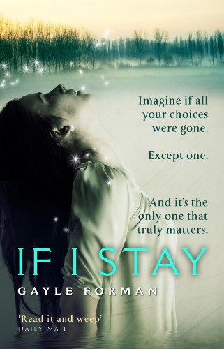 Book cover showing a woman looking upward against a misty, ethereal forest background.