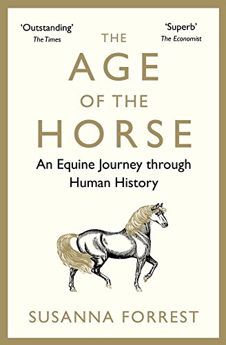 Book cover: “The Age of the Horse” with a horse illustration.