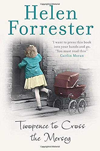 Book cover: a young girl and a vintage pram in a doorway.