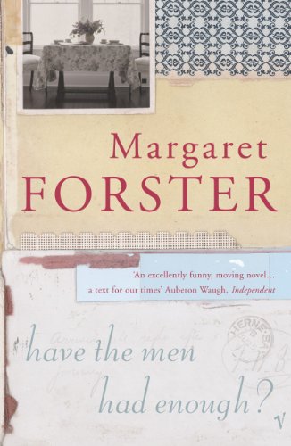 Book cover: "Have the Men Had Enough?" by Margaret Forster, with dining scene.
