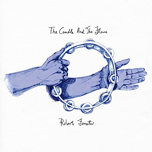 CD cover: hands holding a tambourine, blue sketch on white background.