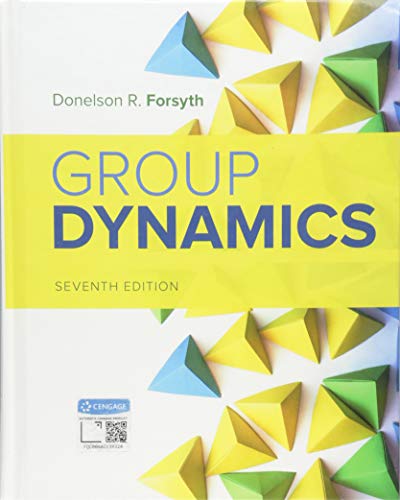 Textbook cover for "Group Dynamics" seventh edition, with colorful origami.