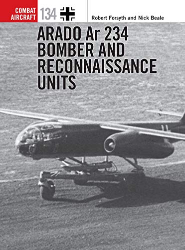 Book cover featuring a black Arado Ar 234 bomber aircraft in flight.