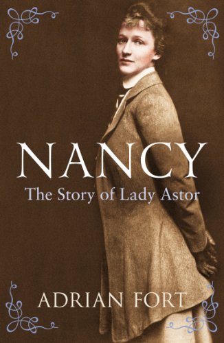 Book cover featuring a portrait of Lady Astor in sepia tones.