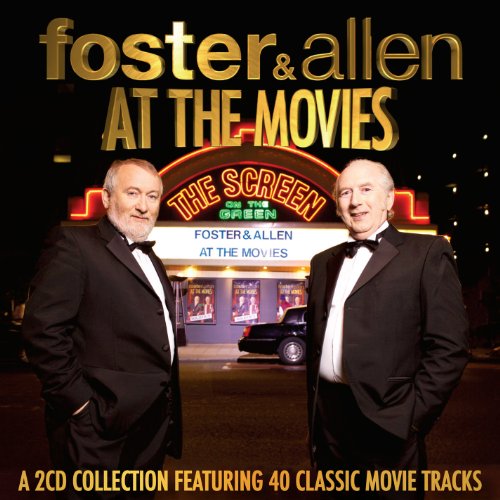 Foster & Allen album cover featuring the duo in front of a cinema.
