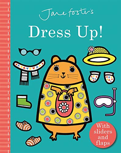 Cover of Jane Foster's Dress Up! book featuring an illustrated cat surrounded by accessories.
