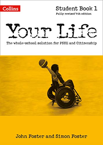 “Your Life” student book cover with a wheelchair basketball player.
