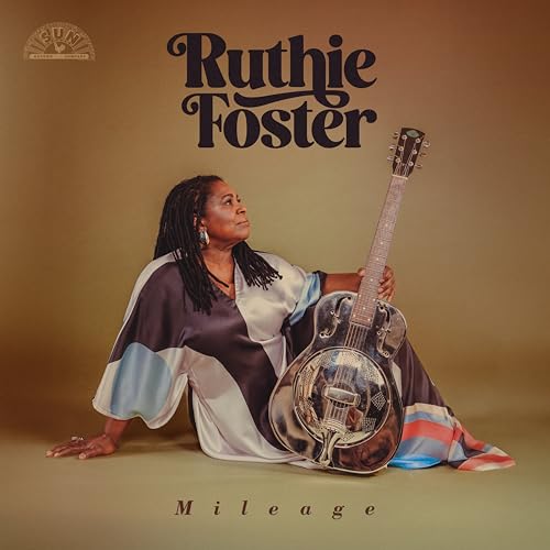 Ruthie Foster album cover featuring the artist with a guitar.