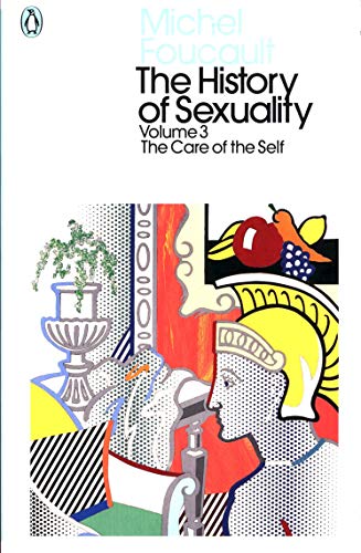 Book cover: "The History of Sexuality, Volume 3" with colorful, patterned artwork.