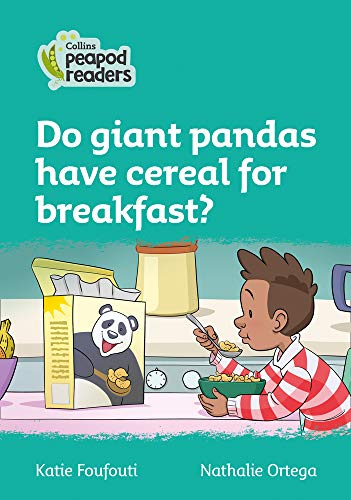 Book cover: child with panda cereal, question about panda breakfast.