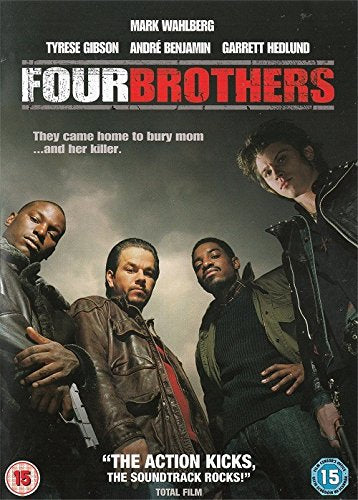 DVD cover for "Four Brothers" featuring four men looking downwards.