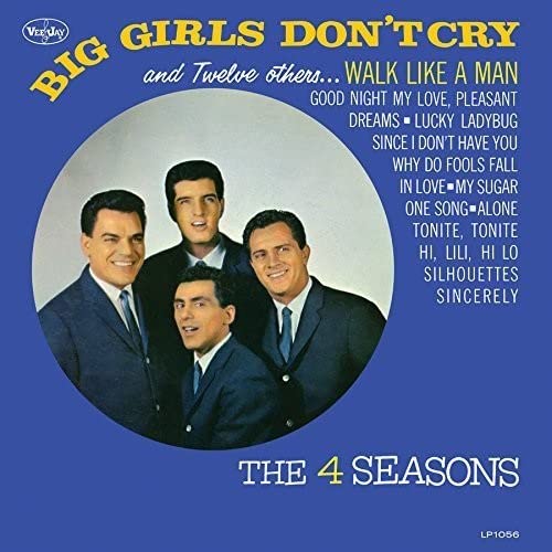 The Four Seasons album cover featuring three men in suits.