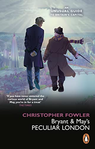 Book cover: two men overlooking a stylized London cityscape.