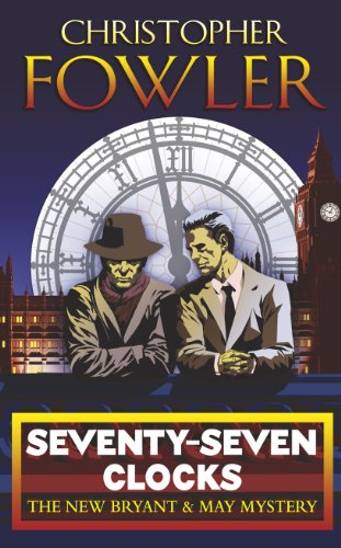 Book cover featuring two men standing before a large clock face and Big Ben.