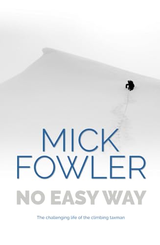 Book cover: a tiny climber on a vast, snowy mountain slope.