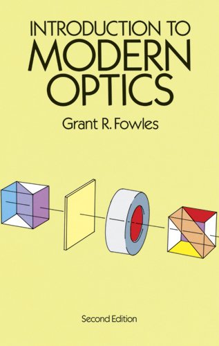 Book cover: "Introduction to Modern Optics" with geometric illustrations.