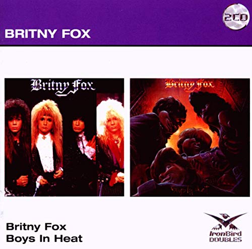 CD cover for Britny Fox’s “Britny Fox / Boys In Heat” album.