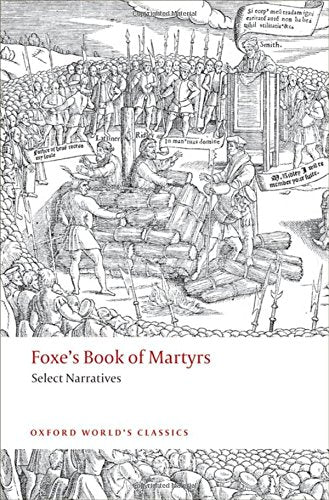 16th-century woodcut depicting a public execution scene, book cover below.